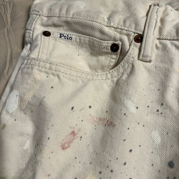 White Paint Splatter Jeans - Picture 12 of 12